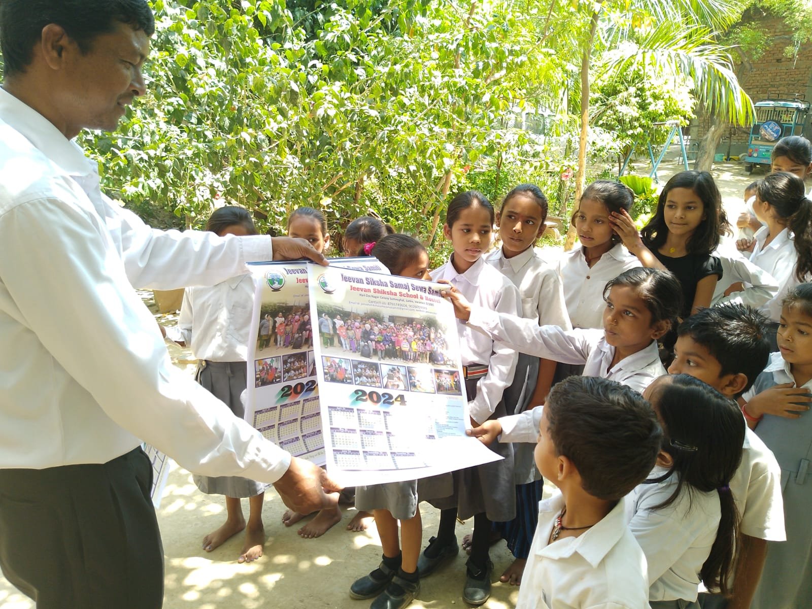 Calendar given in Jeevan Shiksha School
