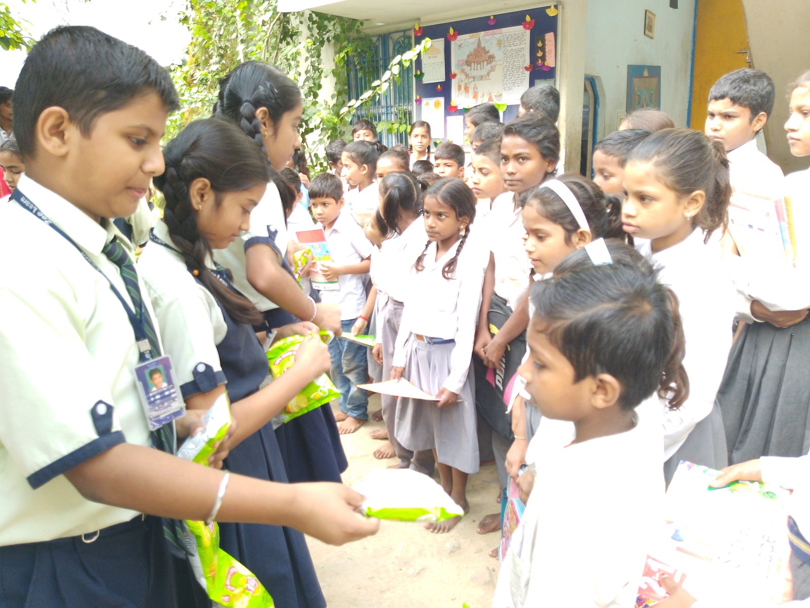 Diwali celebration with Kid Zee students