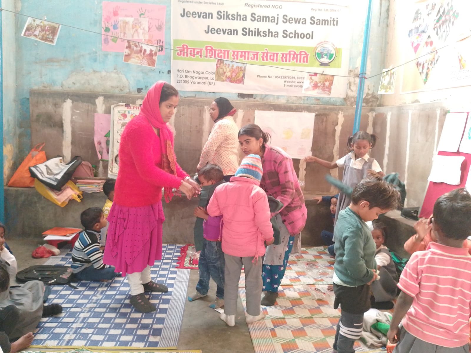 Sweater  given by Jeevan Shiksha
